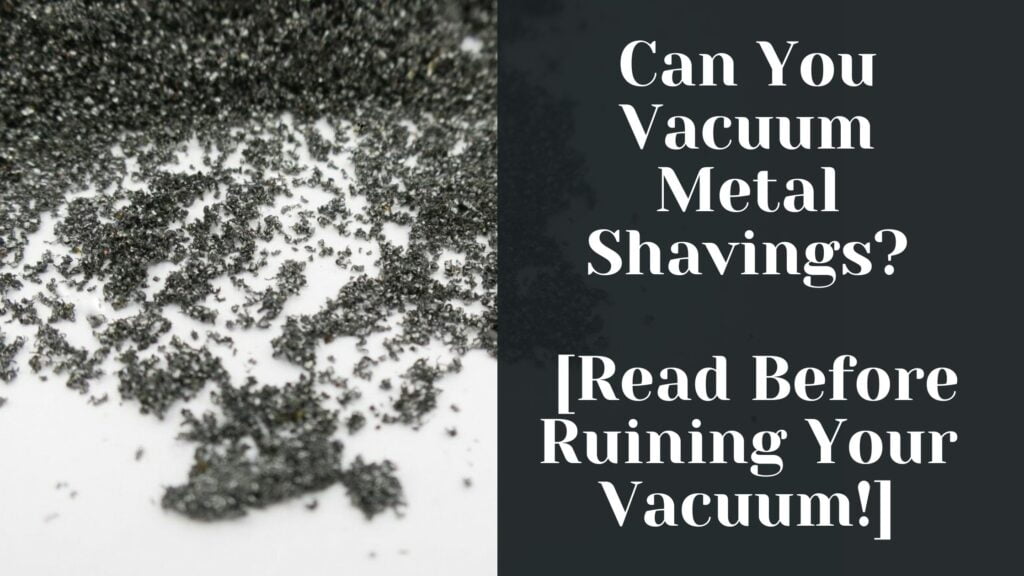 Metal shavings on surface