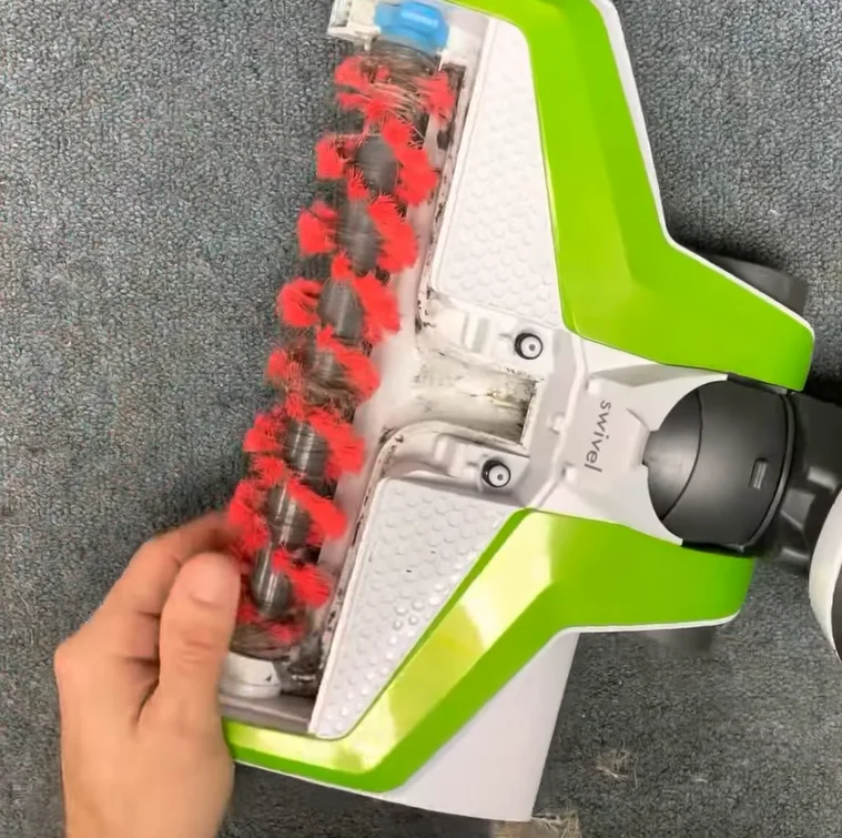 Clogged Bissell brush roll
