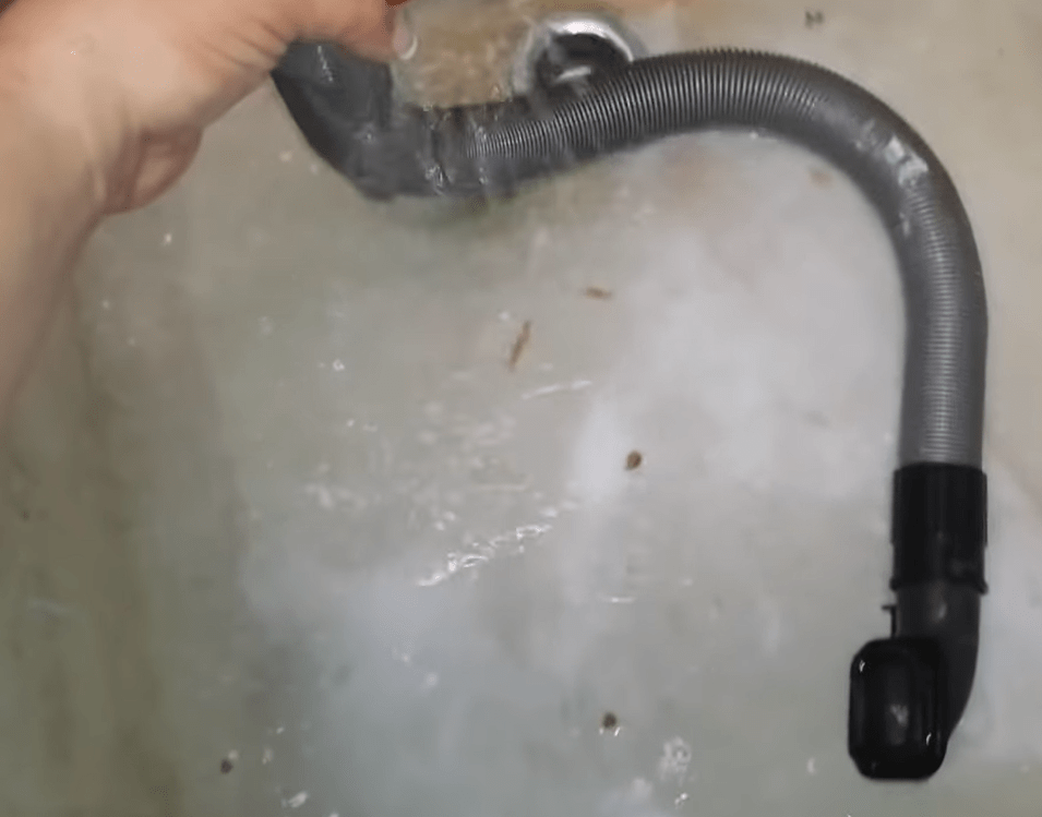 washing Dyson vacuum hose