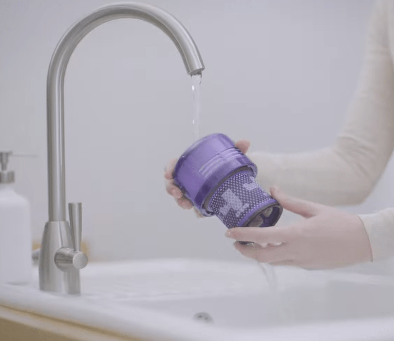 Washing Dyson filter